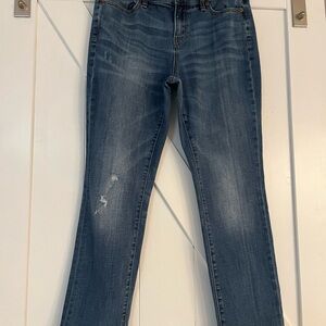 J. Crew Women's Straight Leg Jeans in Blue